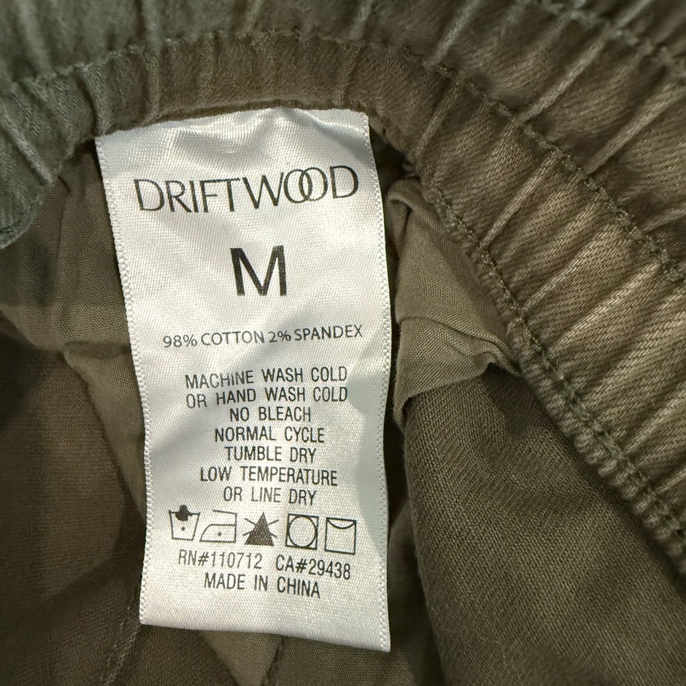 Driftwood Sedona Jogger Pant Olive Green, Woman’s M Loose fit - Picture 4 of 9